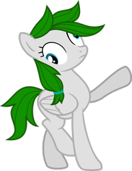 Size: 2154x2784 | Tagged: safe, artist:amberacrylic, imported from derpibooru, oc, oc only, pegasus, pony, derp, female, green mane, high res, mare, simple background, solo, transparent background, vector