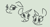 Size: 301x163 | Tagged: safe, artist:anonymous, pony, unicorn, aggie.io, expressions, female, frown, horn, mare, monochrome, open mouth, sad, simple background, smiling