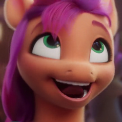 Size: 540x540 | Tagged: safe, imported from derpibooru, screencap, sunny starscout, earth pony, pony, spoiler:my little pony: a new generation, cropped, female, g5, mare, my little pony: a new generation, open mouth