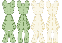 Size: 1700x1200 | Tagged: safe, artist:galeemlightseraphim, imported from derpibooru, oc, oc only, earth pony, semi-anthro, bald, base, bipedal, earth pony oc, mannequin, simple background, transparent background