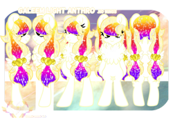 Size: 1600x1130 | Tagged: safe, artist:galeemlightseraphim, imported from derpibooru, oc, oc only, oc:galeem light, pegasus, pony, semi-anthro, bipedal, ethereal mane, eyelashes, female, galaxy mane, pegasus oc, ponified, reference sheet, simple background, super smash bros., super smash bros. ultimate, transparent background