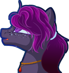 Size: 826x882 | Tagged: safe, artist:stormcloud-yt, imported from derpibooru, oc, oc only, earth pony, pony, base used, earth pony oc, freckles, jewelry, necklace, simple background, transparent background