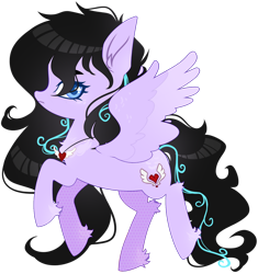 Size: 1024x1091 | Tagged: safe, artist:miioko, imported from derpibooru, oc, oc only, pegasus, pony, eyelashes, female, jewelry, mare, necklace, pegasus oc, simple background, solo, transparent background