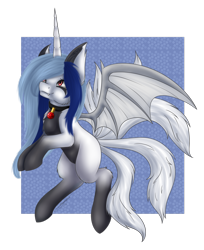 Size: 2214x2708 | Tagged: safe, artist:maneblue, imported from derpibooru, oc, oc only, alicorn, bat pony, bat pony alicorn, pony, bat pony oc, bat wings, choker, coat markings, high res, horn, simple background, socks (coat markings), solo, transparent background, wings