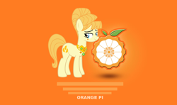 Size: 2600x1540 | Tagged: safe, artist:age3rcm, artist:rainbowplasma, imported from derpibooru, aunt orange, earth pony, pony, the cutie mark chronicles, female, mare, orange pi, vector, wallpaper