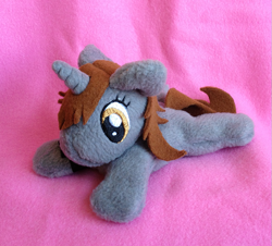 Size: 827x748 | Tagged: safe, artist:bewareofkitty, imported from derpibooru, oc, oc only, oc:littlepip, pony, unicorn, fallout equestria, irl, photo, plushie, wrong eye color