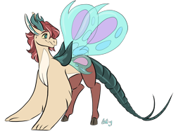 Size: 2732x2048 | Tagged: safe, artist:ask-y, imported from derpibooru, oc, oc only, oc:figment, draconequus, hybrid, draconequus oc, high res, interspecies offspring, looking back, male, offspring, parent:discord, parent:fluttershy, parents:discoshy, simple background, transparent background