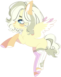 Size: 1024x1285 | Tagged: safe, artist:miioko, imported from derpibooru, oc, oc only, pegasus, pony, clothes, pegasus oc, rearing, simple background, socks, solo, transparent background