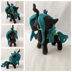 Size: 1024x1024 | Tagged: safe, artist:fleecefriendship, imported from derpibooru, queen chrysalis, changeling, changeling queen, female, photo, plushie