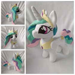 Size: 1024x1024 | Tagged: safe, artist:fleecefriendship, imported from derpibooru, princess celestia, photo, plushie