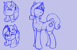 Size: 1224x792 | Tagged: safe, artist:edgarkingmaker, imported from derpibooru, oc, oc only, pony, unicorn, sketch