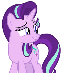 Size: 8463x9900 | Tagged: safe, artist:andoanimalia, imported from derpibooru, starlight glimmer, pony, unicorn, absurd resolution, female, mare, simple background, smiling, smirk, smug, solo, transparent background, vector
