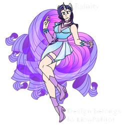 Size: 1280x1314 | Tagged: safe, artist:lionpatriot, imported from derpibooru, rarity, human, ahri, crossover, curved horn, eared humanization, female, horn, horned humanization, humanized, league of legends, simple background, solo, tail, tailed humanization, transparent background