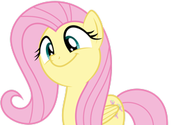 Size: 2885x2078 | Tagged: safe, artist:soren-the-owl, imported from derpibooru, fluttershy, pegasus, pony, the cutie map, .svg available, :t, cute, female, flutterbob, folded wings, high res, mare, shyabetes, simple background, smiling, solo, transparent background, vector, wings