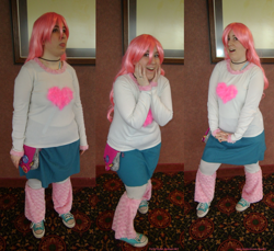 Size: 1760x1609 | Tagged: safe, artist:vickyviolet, imported from derpibooru, oc, oc:fluffle puff, human, 2015, clothes, converse, cosplay, costume, irl, irl human, photo, shoes, sneakers