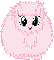 Size: 1731x1941 | Tagged: safe, artist:xelborrex, imported from derpibooru, oc, oc only, oc:fluffle puff, pony, female, fluffy, looking at you, open mouth, open smile, simple background, smiling, smiling at you, solo, transparent background, vector