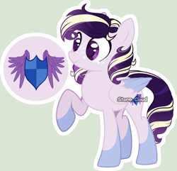 Size: 2546x2458 | Tagged: safe, artist:stormcloud-yt, imported from derpibooru, oc, oc only, pegasus, pony, base used, coat markings, colored wings, freckles, high res, male, offspring, parent:princess cadance, parent:shining armor, parents:shiningcadance, pegasus oc, smiling, socks (coat markings), solo, stallion, two toned wings, wings