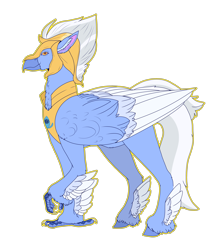 Size: 3600x4300 | Tagged: safe, artist:sashakruchkinatv, imported from derpibooru, sky beak, classical hippogriff, hippogriff, feathered fetlocks, simple background, solo, transparent background