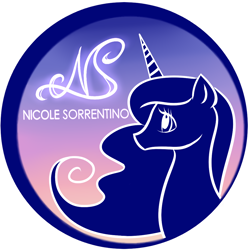 Size: 1074x1074 | Tagged: safe, artist:nemoturunen, imported from derpibooru, princess luna, alicorn, pony, bust, eyelashes, female, mare, solo