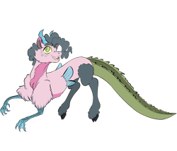 Size: 4096x3504 | Tagged: safe, artist:ask-y, imported from derpibooru, oc, oc only, draconequus, draconequus oc, interspecies offspring, male, offspring, parent:discord, parent:pinkie pie, parents:discopie, simple background, solo, transparent background