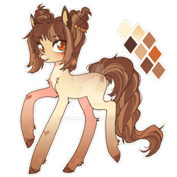 Size: 1024x1024 | Tagged: safe, artist:miioko, imported from derpibooru, oc, oc only, earth pony, pony, deviantart watermark, earth pony oc, female, mare, obtrusive watermark, simple background, solo, transparent background, watermark
