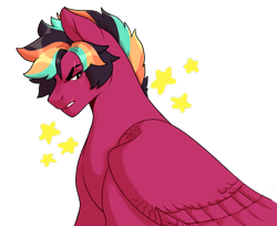 Size: 650x530 | Tagged: safe, artist:delzol, imported from derpibooru, oc, oc only, pegasus, pony, angry, eye scar, male, pegasus oc, scar, simple background, solo, stallion, transparent background, wings