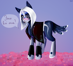 Size: 3200x2900 | Tagged: safe, artist:ske, imported from derpibooru, oc, oc only, earth pony, pony, heart, holiday, love, solo, valentine's day