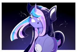 Size: 3602x2434 | Tagged: safe, artist:kisselmr, imported from derpibooru, oc, oc:winsenta, pony, unicorn, night, request