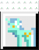 Size: 742x944 | Tagged: safe, artist:rhorse, lyra heartstrings, pony, unicorn, big stretch reminder, horn, mod, pixel art, text