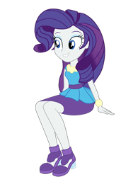 Size: 2211x2838 | Tagged: safe, artist:gmaplay, imported from derpibooru, rarity, equestria girls, equestria girls series, happily ever after party, happily ever after party: rarity, rarity peplum dress, simple background, sitting, solo, transparent background, unamused