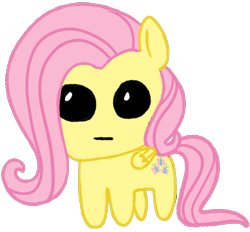 Size: 640x595 | Tagged: safe, artist:snailpups, imported from derpibooru, part of a set, fluttershy, pegasus, pony, female, solo