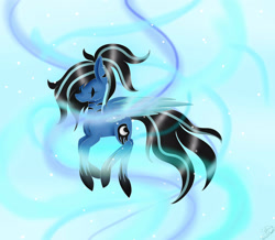 Size: 2620x2288 | Tagged: safe, artist:maneblue, imported from derpibooru, oc, oc only, pegasus, pony, eyes closed, pegasus oc, sleeping, solo, wings