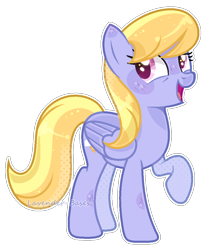 Size: 816x968 | Tagged: safe, artist:lavender-bases, imported from derpibooru, cloud kicker, pegasus, pony, base used, outline, simple background, smiling, solo, transparent background, white outline