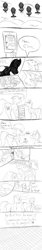Size: 1000x6000 | Tagged: safe, artist:lil_vampirecj, imported from derpibooru, hitch trailblazer, izzy moonbow, pipp petals, sunny starscout, zipp storm, earth pony, pegasus, pony, unicorn, spoiler:comic, spoiler:g5, ask the mane 11, carriages, g5, out of order, photo, sketch, speech bubble