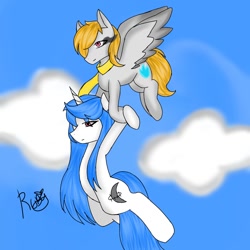 Size: 1280x1280 | Tagged: safe, imported from derpibooru, oc, pegasus, pony, unicorn, solo