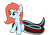 Size: 246x172 | Tagged: safe, artist:wafflecakes, oc, oc only, lamia, original species, pony, snake, snake pony, lowres, simple background, smiling, transparent background