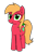 Size: 155x237 | Tagged: safe, artist:wafflecakes, big macintosh, earth pony, pony, lowres, macareina, rule 63, simple background, smiling, transparent background