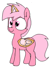 Size: 180x240 | Tagged: safe, artist:wafflecakes, oc, oc only, earth pony, fake alicorn, lowres, simple background, smiling, transparent background