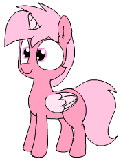 Size: 179x233 | Tagged: safe, artist:wafflecakes, oc, oc only, alicorn, alicorn oc, horn, lowres, simple background, smiling, transparent background, wings