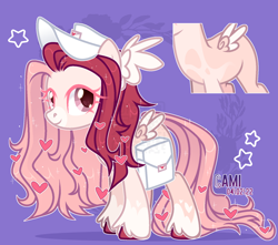 Size: 1700x1500 | Tagged: safe, artist:camikamen, imported from derpibooru, oc, pegasus, pony, female, hat, mare, solo