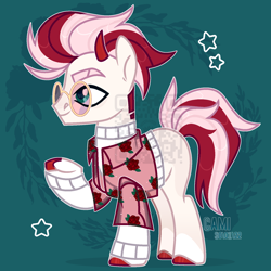 Size: 1650x1650 | Tagged: safe, artist:camikamen, imported from derpibooru, oc, pony, clothes, male, shirt, solo, stallion