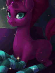 Size: 1088x1440 | Tagged: safe, artist:decokelow, imported from derpibooru, chancellor neighsay, fizzlepop berrytwist, tempest shadow, pony, unicorn, animated, female, i ship it, male, reupload, shipping, shipping fuel, straight, tempest neighsay, webm