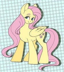 Size: 1620x1810 | Tagged: safe, artist:beashay, imported from derpibooru, fluttershy, pegasus, pony, februpony, female, looking at you, mare, smiling, smiling at you, solo