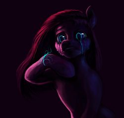 Size: 5530x5257 | Tagged: safe, artist:misstwipietwins, imported from derpibooru, pinkie pie, earth pony, pony, absurd file size, absurd resolution, crying, pinkamena diane pie, solo