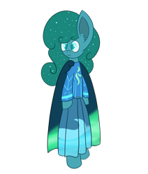 Size: 1699x1999 | Tagged: safe, artist:derpy_the_duck, imported from derpibooru, oc, oc:aurora, earth pony, bipedal, cape, clothes, dress, owo, simple background, solo, superhero, transparent background