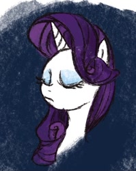 Size: 406x511 | Tagged: safe, artist:laya-21, imported from derpibooru, rarity, pony, unicorn, bust, eyes closed, solo