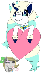 Size: 700x1200 | Tagged: safe, artist:gray star, derpibooru exclusive, imported from derpibooru, galarian ponyta, ponyta, collar, happy, heart, icon, one ear down, pokémon, simple background, smiling, tongue out, transparent background