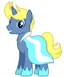 Size: 2280x2732 | Tagged: safe, artist:georgegarza01, imported from derpibooru, oc, oc:mythic blue hope, unicorn, hoof shoes, horn, lightverse, parent:radiant hope, simple background, solo, transparent background, unicorn oc, vector