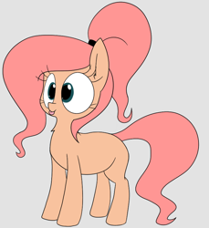 Size: 736x804 | Tagged: safe, artist:wafflecakes, oc, oc only, earth pony, simple background, smiling, tongue out