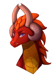 Size: 1500x2000 | Tagged: safe, artist:lazymishel, imported from derpibooru, oc, oc only, oc:shuyu, dragon, fallout equestria, balefire blues, bust, dragoness, female, simple background, solo, transparent background